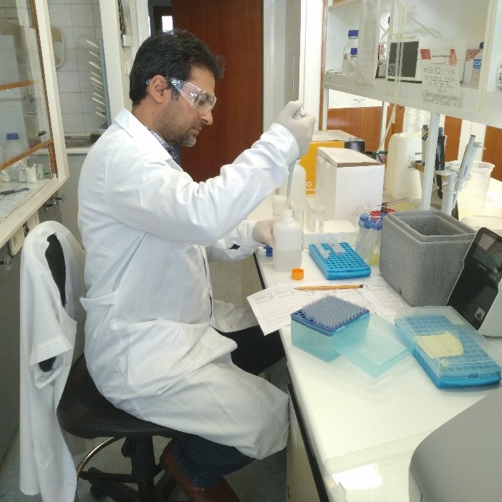 image of lab work